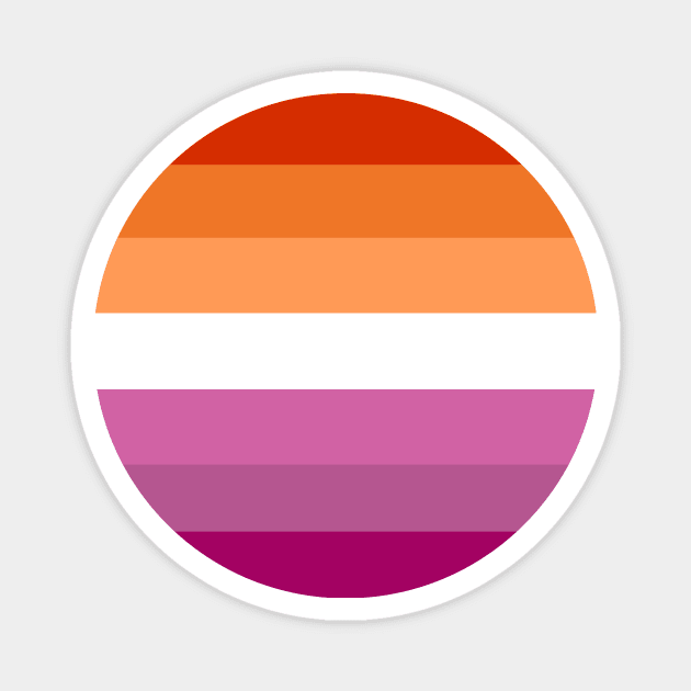 lesbian pride Magnet by hangryyeena